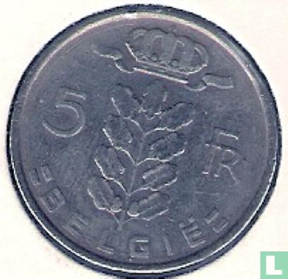 Belgique 5 francs 1958 (NLD) - Image 2