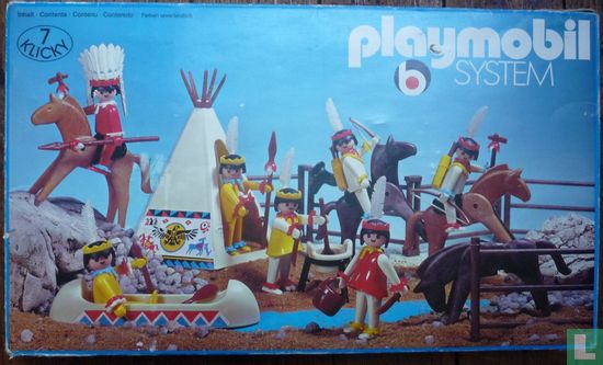 Playmobil Indianendorp / Indian Camp - Afbeelding 1