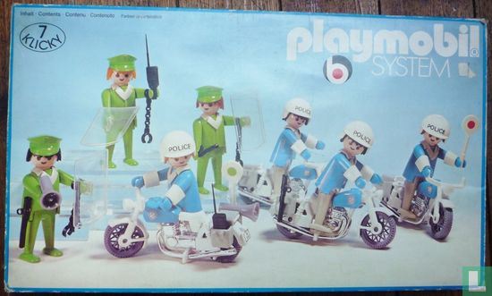 Playmobil Motor Politie / Policemen - Afbeelding 1