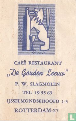 Café Restaurant "De Gouden Leeuw"