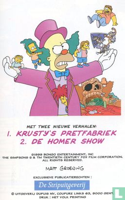 Krusty's pretfabriek + De Homer show - Image 3