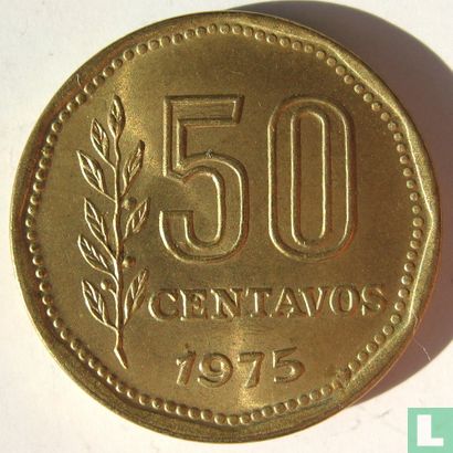 Argentine 50 centavos 1975 - Image 1