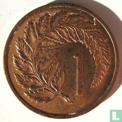 New Zealand 1 cent 1968 - Image 2