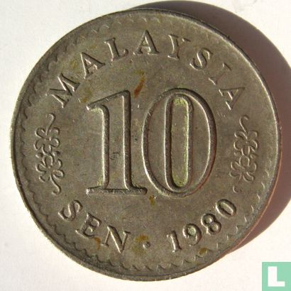 Malaysia 10 sen 1980 - Image 1