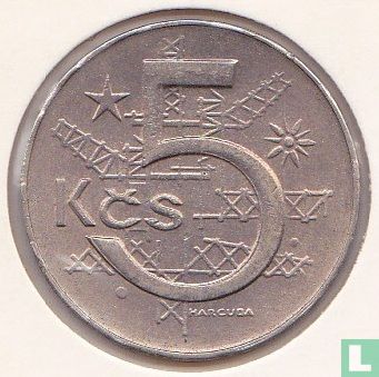 Czechoslovakia 5 korun 1982 - Image 2