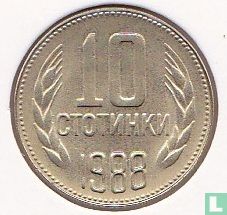 Bulgarien 10 Stotinki 1988 - Bild 1