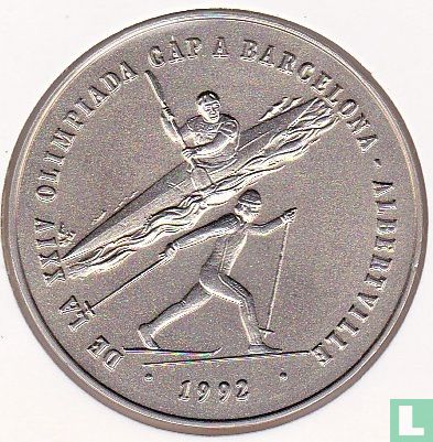 Andorra 2 diners 1987 (muntslag) "1992 Olympics in Albertville and Barcelona" - Afbeelding 2