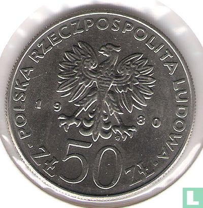 Pologne 50 zlotych 1980 "Boleslaw I Chrobry" - Image 1