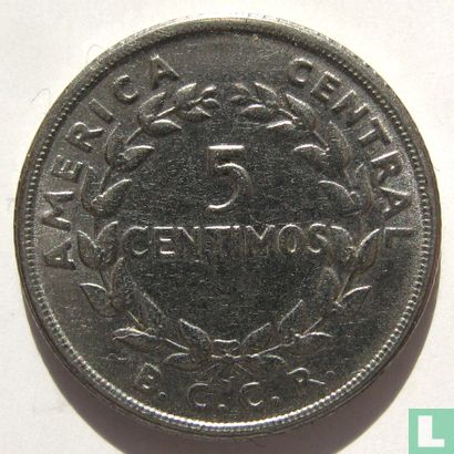 Costa Rica 5 centimo 1958 - Bild 2