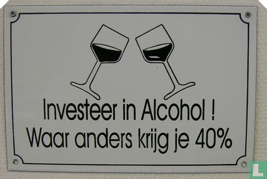 Investeer in alcohol