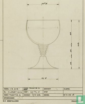 Traditie Rijnwijnglas 108 mm - Afbeelding 3