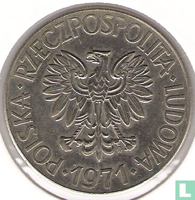 Pologne 10 zlotych 1971 (type 1) - Image 1