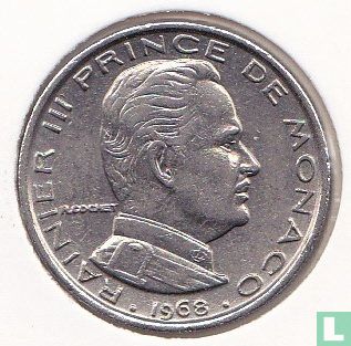 Monaco 1 franc 1968 - Afbeelding 1