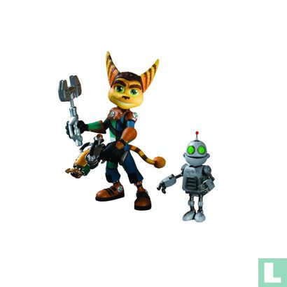 Ratchet & Clank Future: Ratchet with Transforming Clank Action Figure