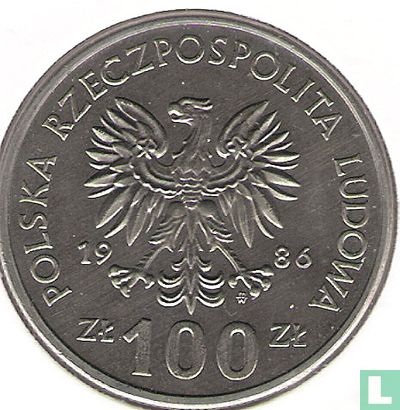 Polen 100 Zlotych 1986 "Wladyslaw I Lokietek" - Bild 1