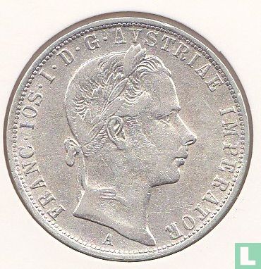 Autriche 1 florin 1858 (A) - Image 2