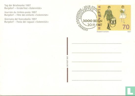 Briefkaart - Dag van de postzegel - Afbeelding 1