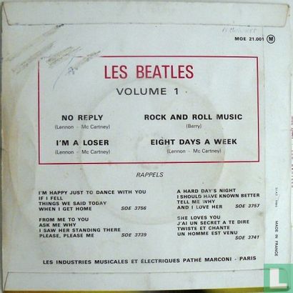 Les Beatles Volume 1 - Afbeelding 2