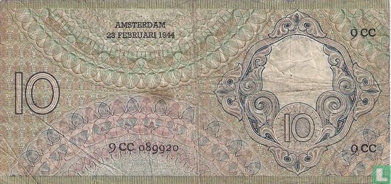 Pays Bas 10 Gulden 1944 - Image 2