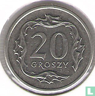 Poland 20 groszy 2002 - Image 2