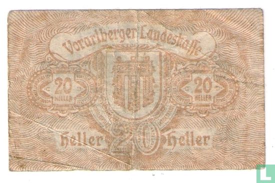 Vorarlberg 20 Heller 1919 - Image 2