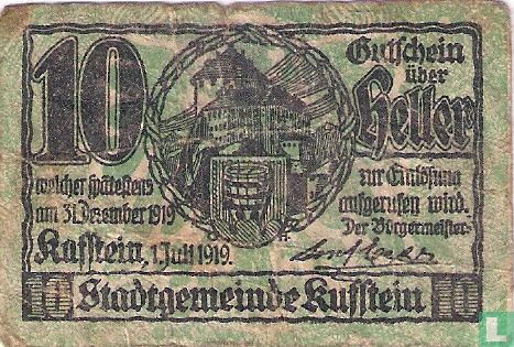 Kufstein 10 Heller 1919 - Image 1
