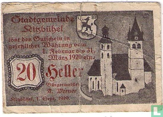 Kitzbühel 20 Heller 1919 - Afbeelding 1