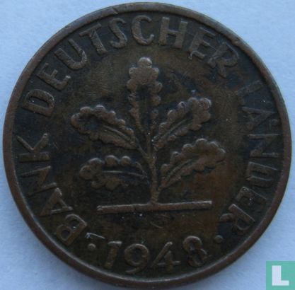 Germany 1 pfennig 1948 (D) - Image 1