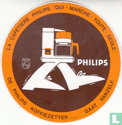 De Philips koffiezetter ... gaat vanzelf. La Cafetiere ...Qui Marche Toute Seule 