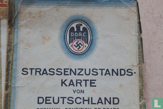 DDAC Strassenzustandskarte  von Deutschland 1938 - Afbeelding 2
