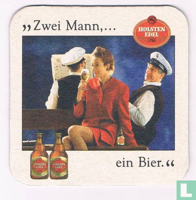 "Zwei Mann,... ein Bier." 9,3 cm - Image 1