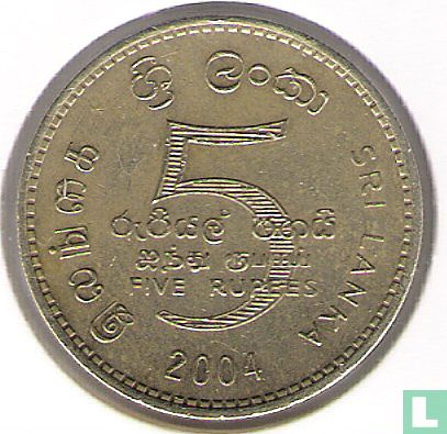 Sri Lanka 5 Rupien 2004 - Bild 1