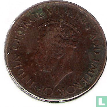 Ceylan 1 cent 1945 - Image 2