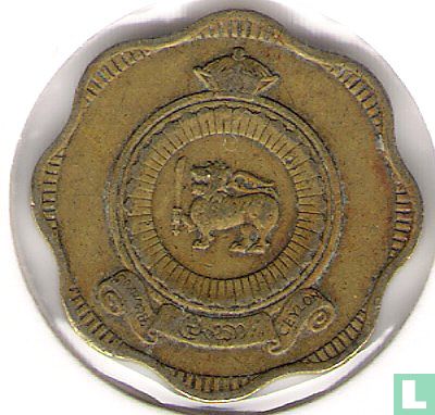 Ceylan 10 cents 1963 - Image 2