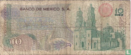 Mexico 10 Pesos  - Afbeelding 2