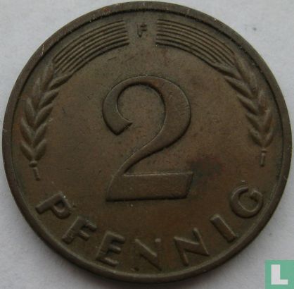 Germany 2 pfennig 1960 (F) - Image 2