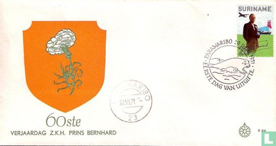 Le prince Bernhard 60 ans
