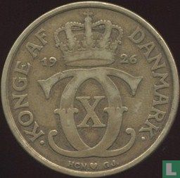 Denemarken 2 kroner 1926 - Afbeelding 1
