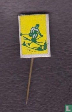 Skifahren [gelb-grün]