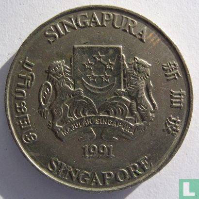 Singapur 20 Cent 1991 - Bild 1