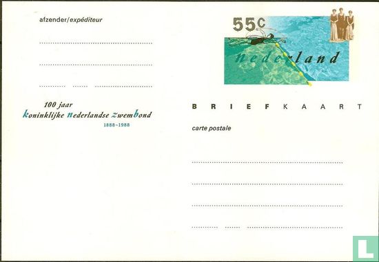 Briefkaart 100 jaar KNZB