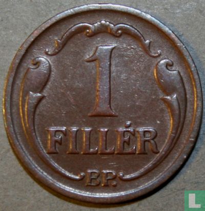 Hongrie 1 fillér 1938 - Image 2