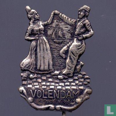 Volendam (dancing couple in traditional costume type 1)
