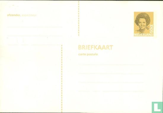 Carte postale 'Beatrix type Struycken'