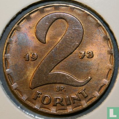 Hongarije 2 forint 1973 - Afbeelding 1