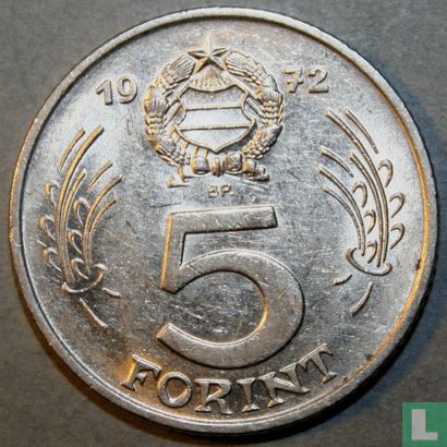 Hungary 5 forint 1972 - Image 1