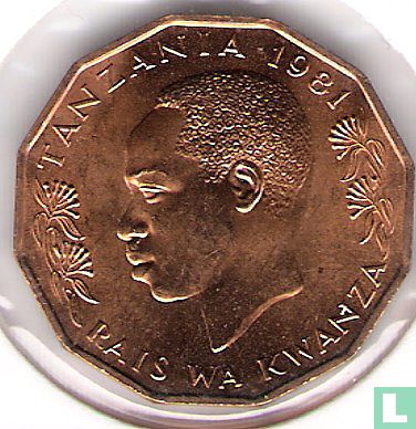 Tanzania 5 senti 1981 - Afbeelding 1