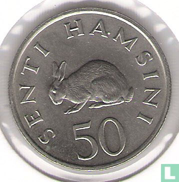 Tanzania 50 senti 1983 - Image 2