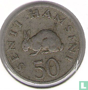 Tanzania 50 senti 1980 - Afbeelding 2