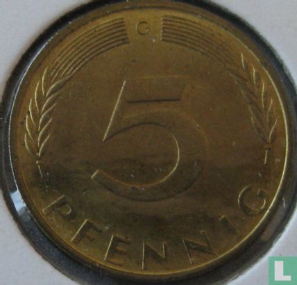 Duitsland 5 pfennig 1973 (G) - Afbeelding 2